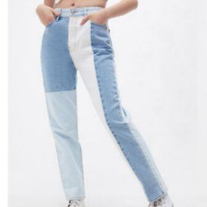 PacSun Eco Hopper Patch Mom Jeans